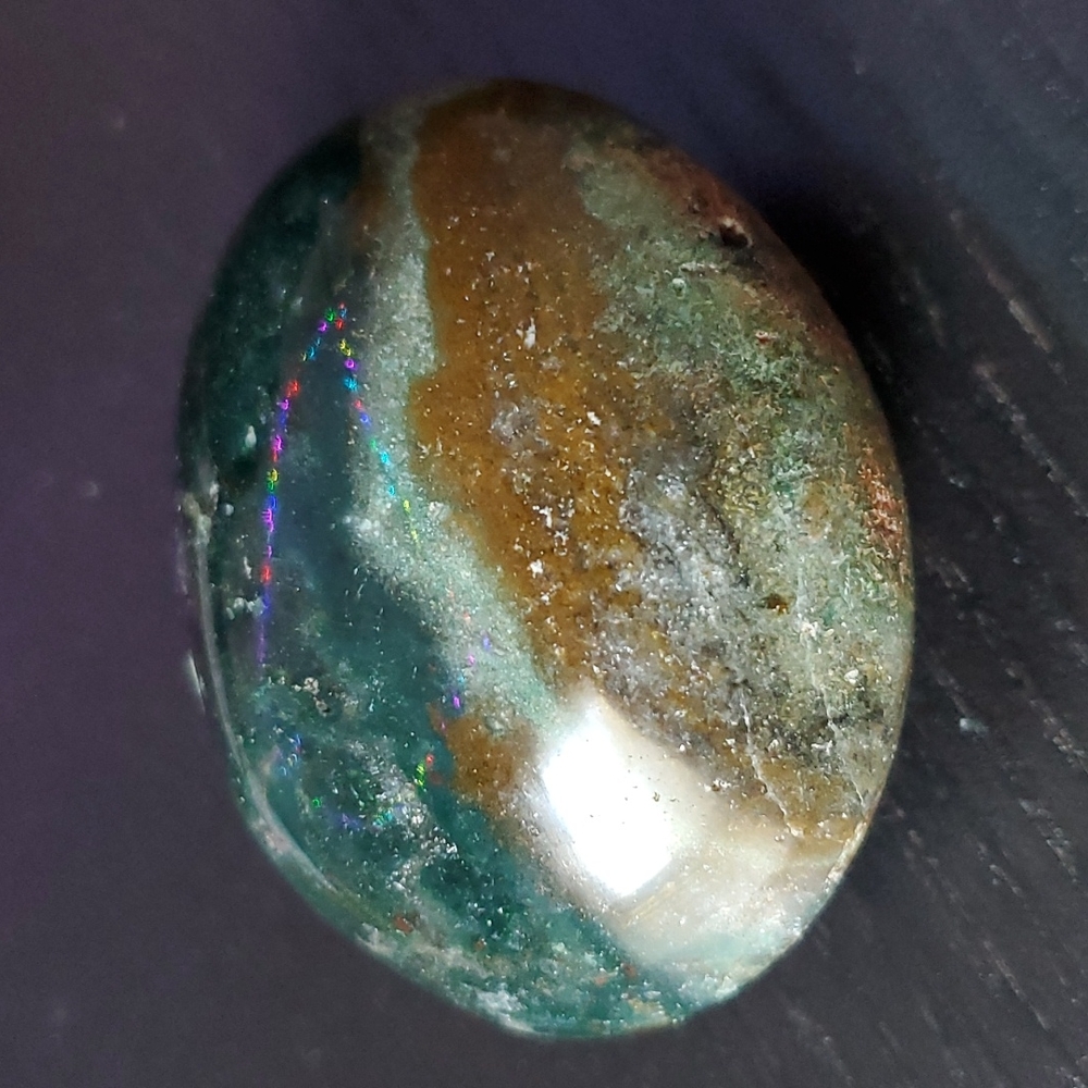 Ocean Jasper Palm Stone 🌊